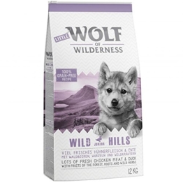 Little Wolf of Wilderness Junior-Hundefutter, "Wild Hills“ – Ente. Gesundes, ausgewogenes Hundefutter - 1